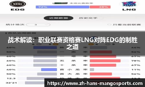 战术解读：职业联赛资格赛LNG对阵EDG的制胜之道